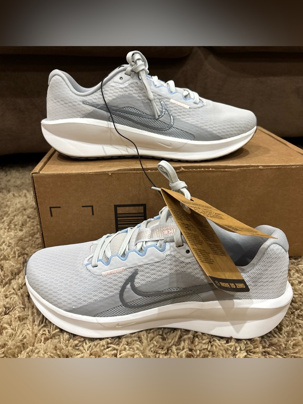 Nike Downshifter 13 - Photon Dust/Metallic Pewter FD6476-006 Women's 8.5 *NEW*